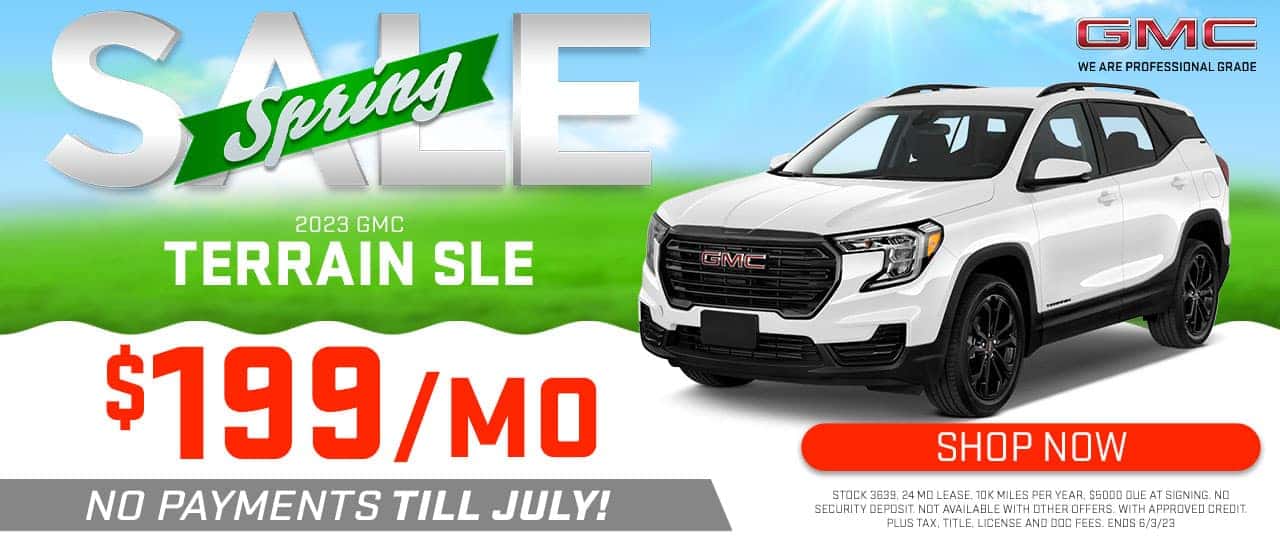 2023 GMC Terrain SLE $199/month
