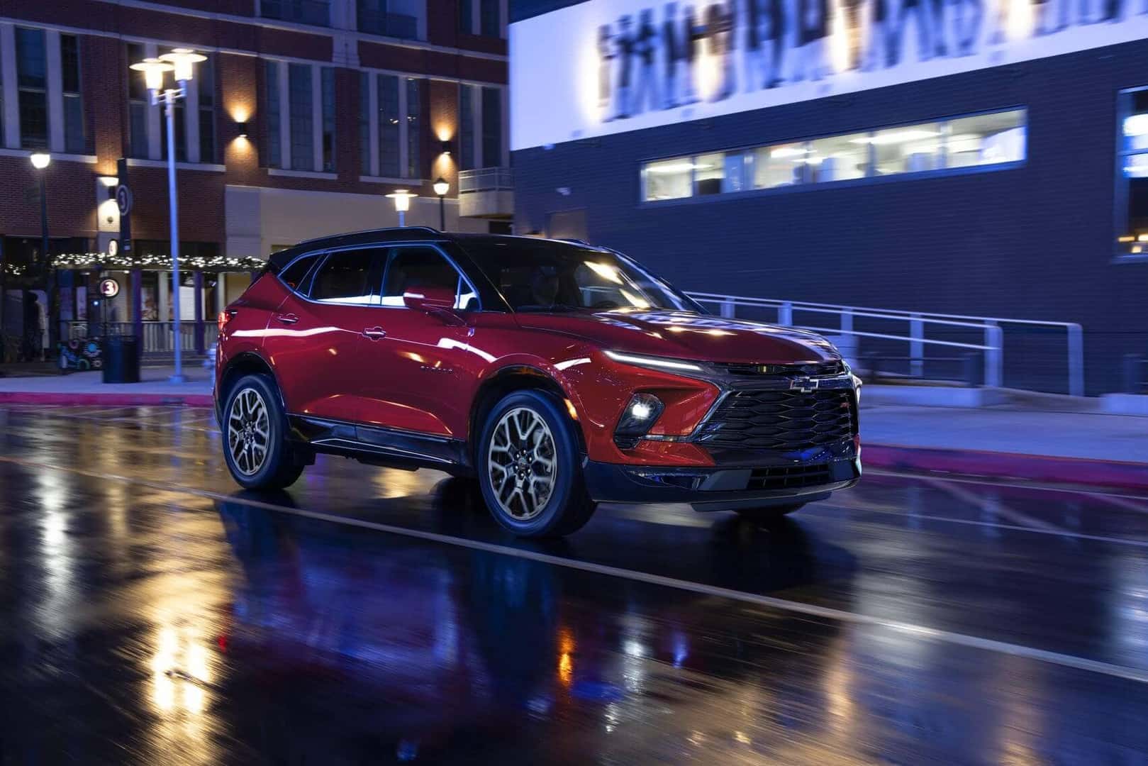 Blazer at night