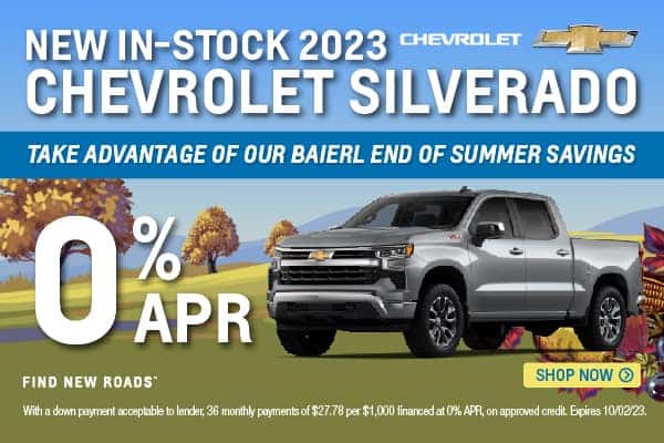 2023 Silverado 0% APR Offer
