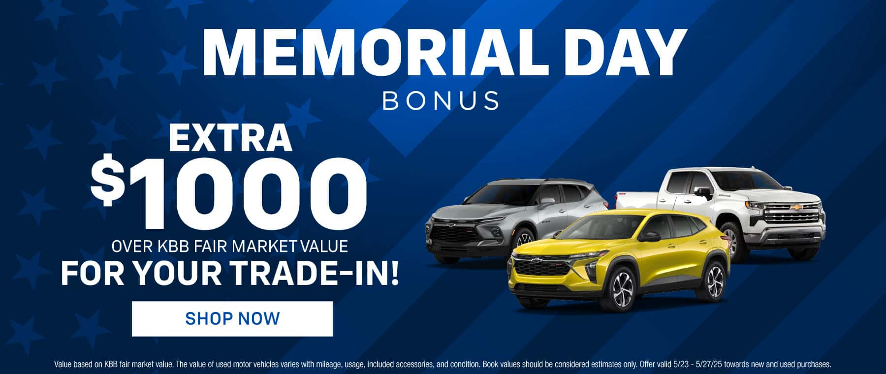 Memorial Day Bonus
