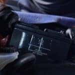A technician installing Mazda parts
