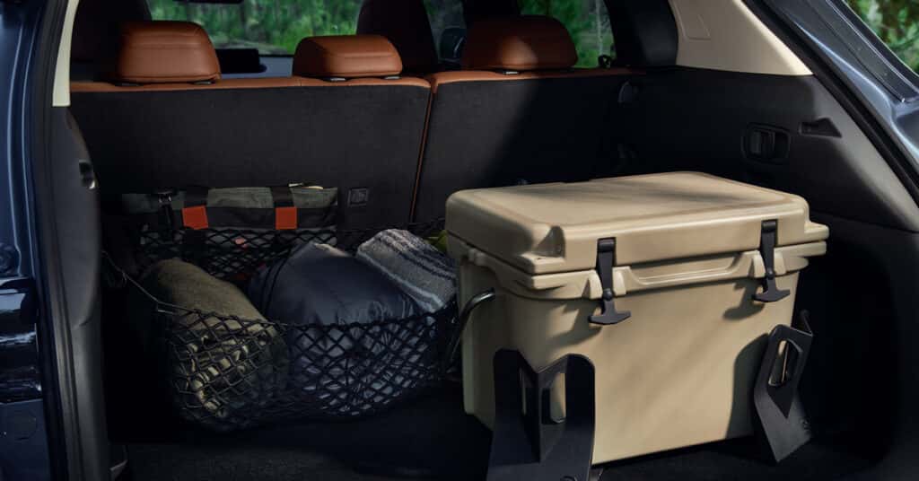 Mazda CX-5 accessories in the cargo area