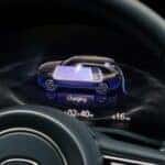 The dashboard of the 2026 Mazda CX-90 PHEV displaying charging info