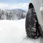 Mazda SUVs driving in the snow