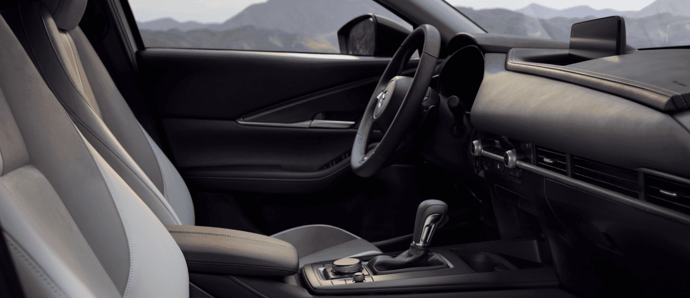 The front seats of the 2026 Mazda CX-30