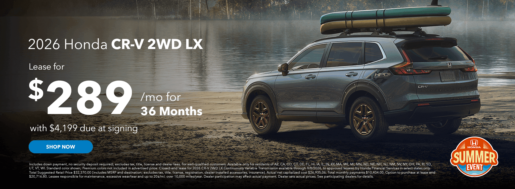 2026 Honda CR-V 2WD LX