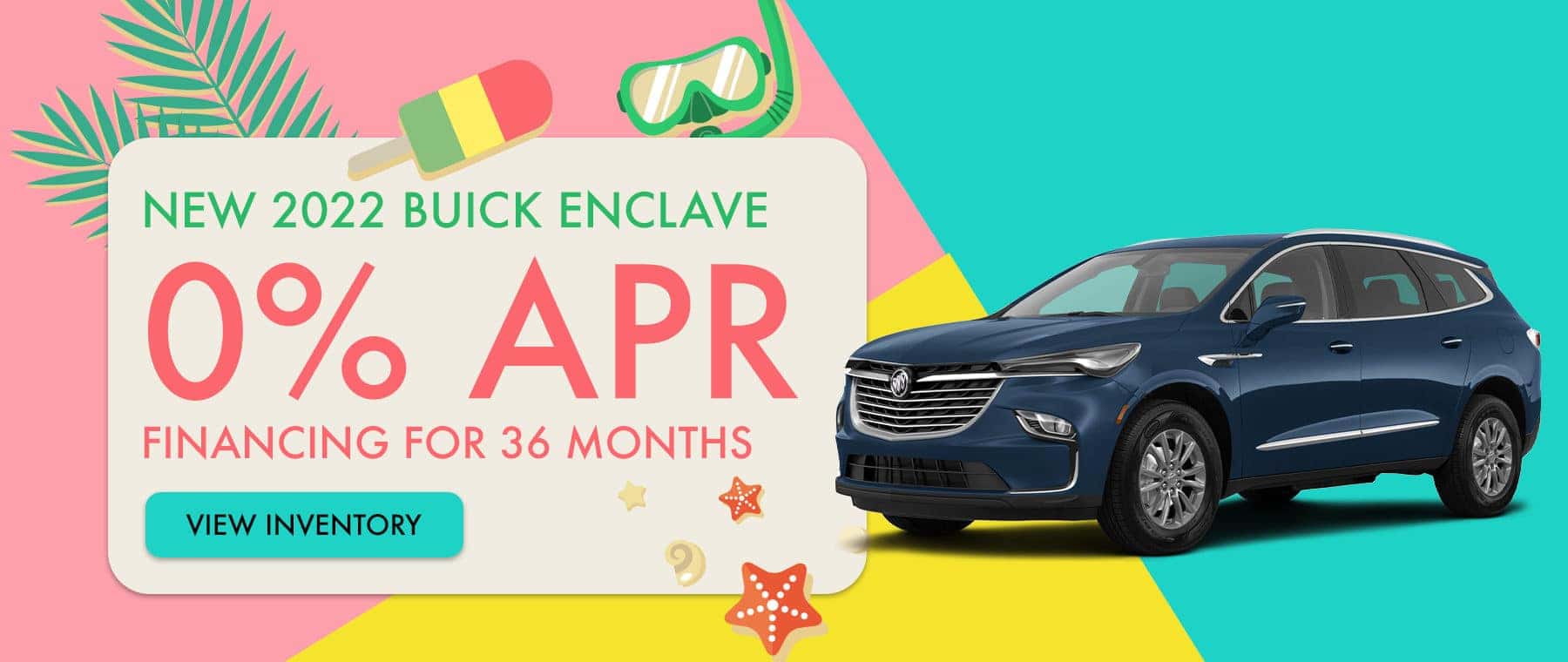 NEW 2022 BUICK ENCLAVE 0% APR FINANCING FOR 36 MONTHS