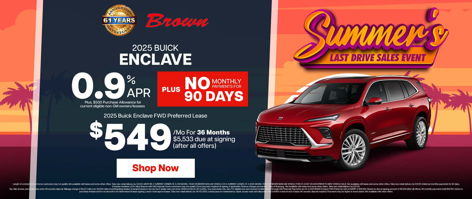 2025 Buick Enclave, 0.9% APR