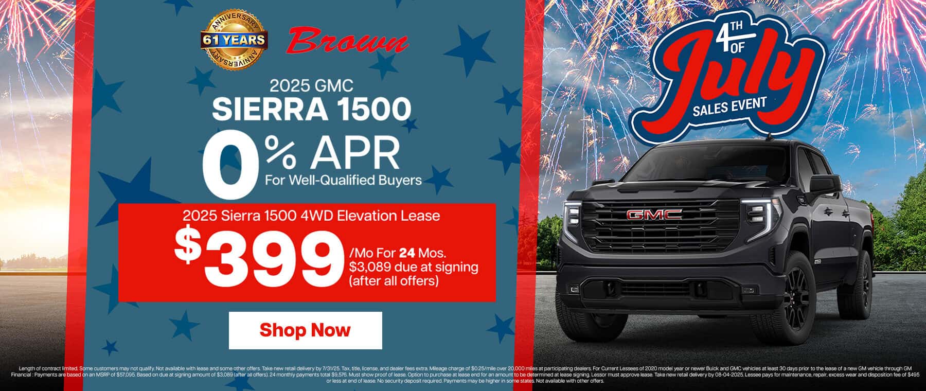 2025 Sierra 1500, 0% for well-qualified buyers