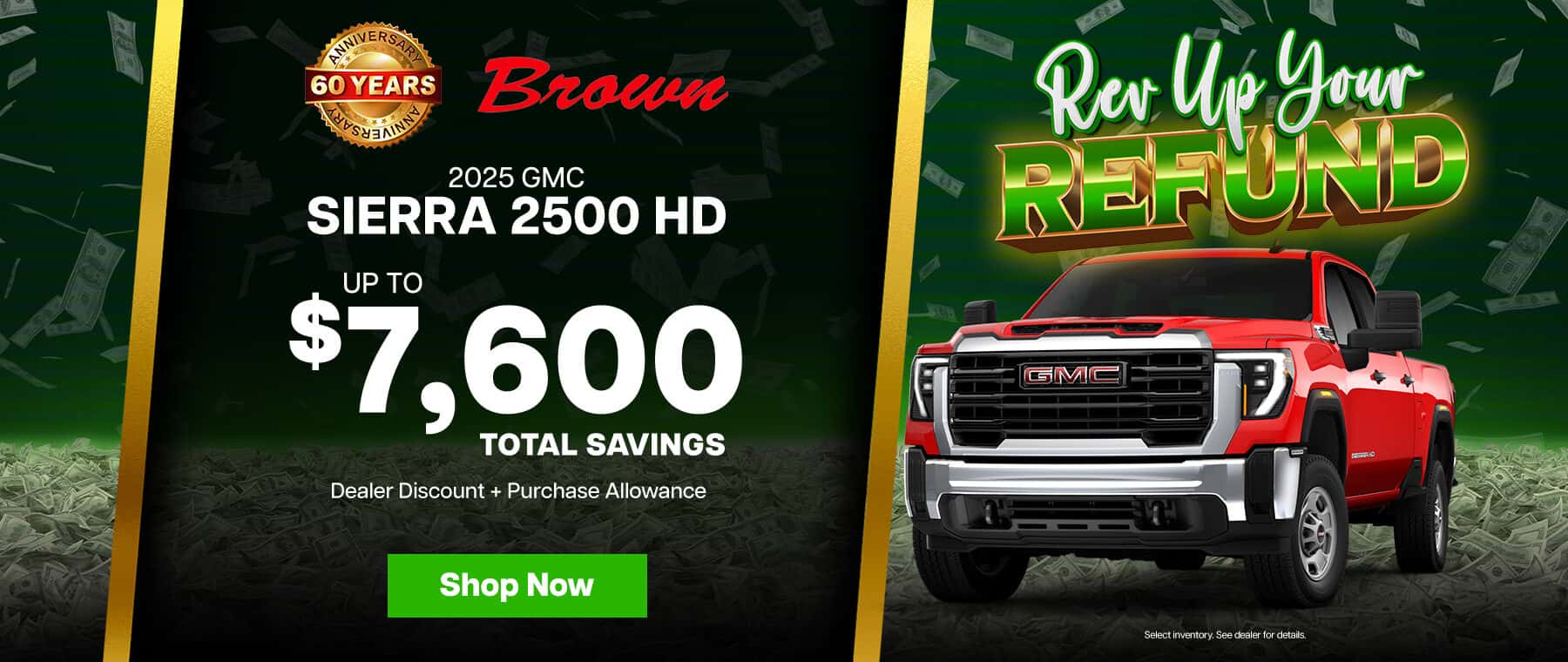 2025 GMC Sierra 2500 HD, Up to $7,600 Total Savings