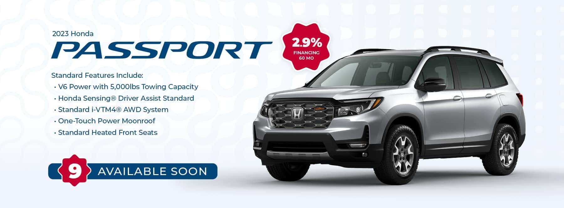 2023 Honda Passport Offer