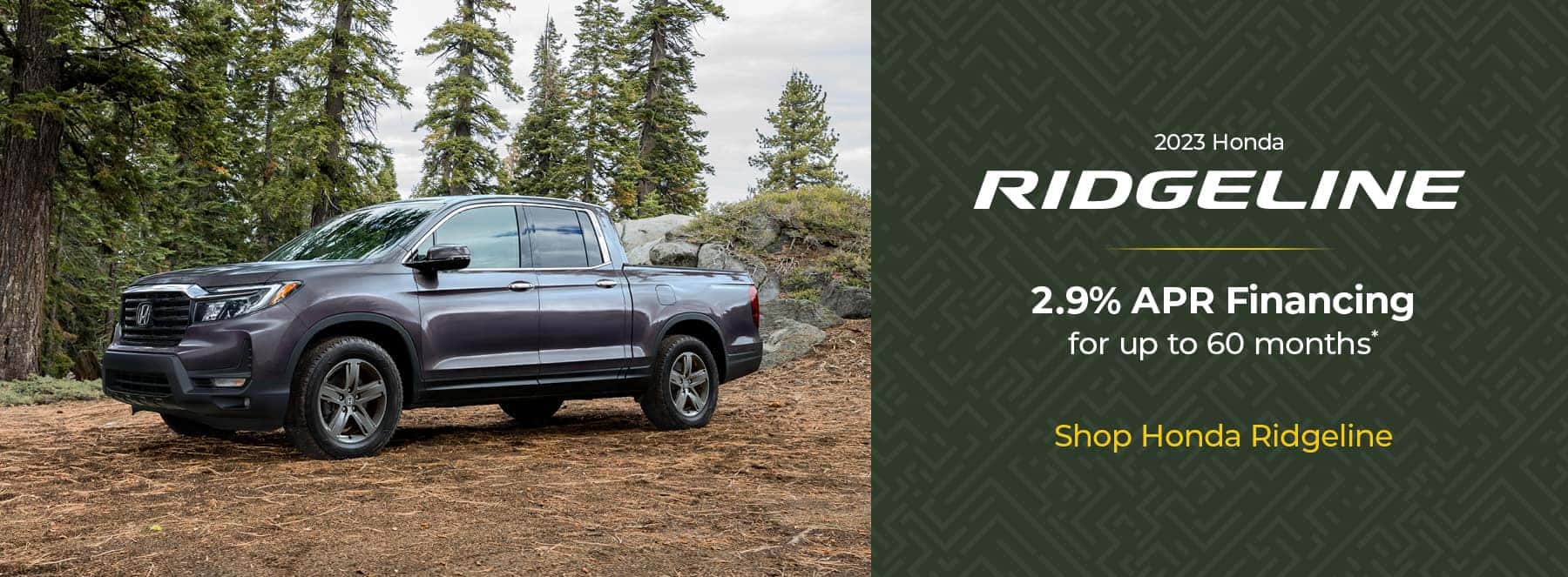 23SEPT Ridgeline Financing Offer