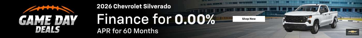 2026 Chevrolet Silverado 0% APR for 60 Months