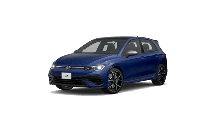 MY22 Golf R Golf R Lapiz Blue L9L9 Titan Black Driver Front