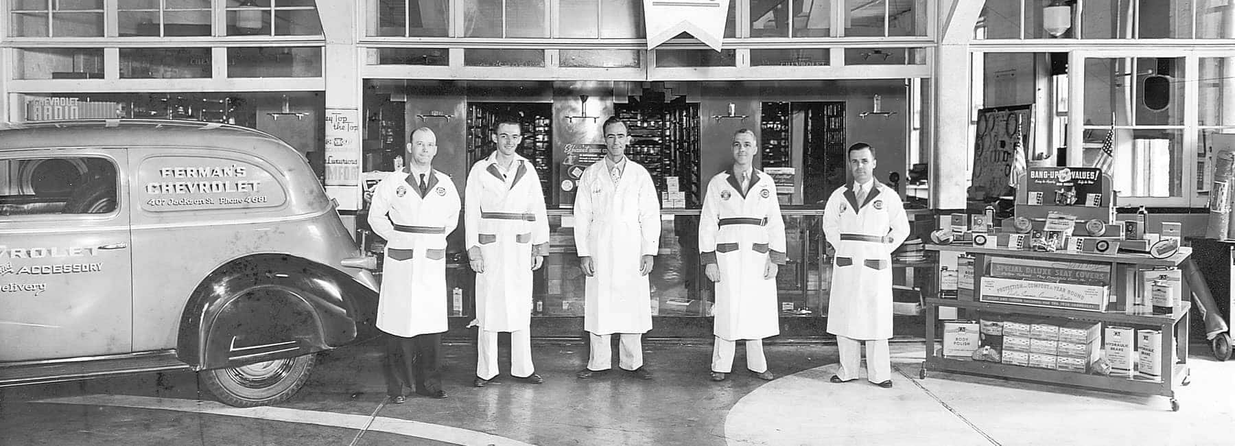 Photo of Ferman Chevrolet of Tampa Parts Department Circa 1930s