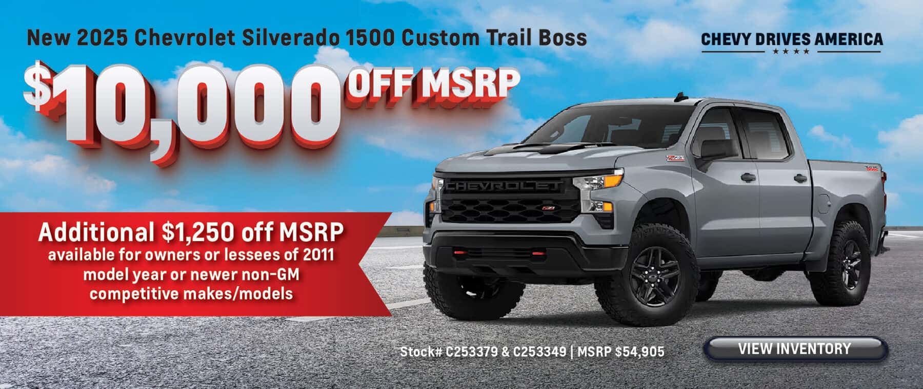 Great Savings on New 2025 Chevrolet Silverado 1500 Custom
