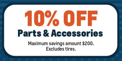 10% Off Parts & Accessories