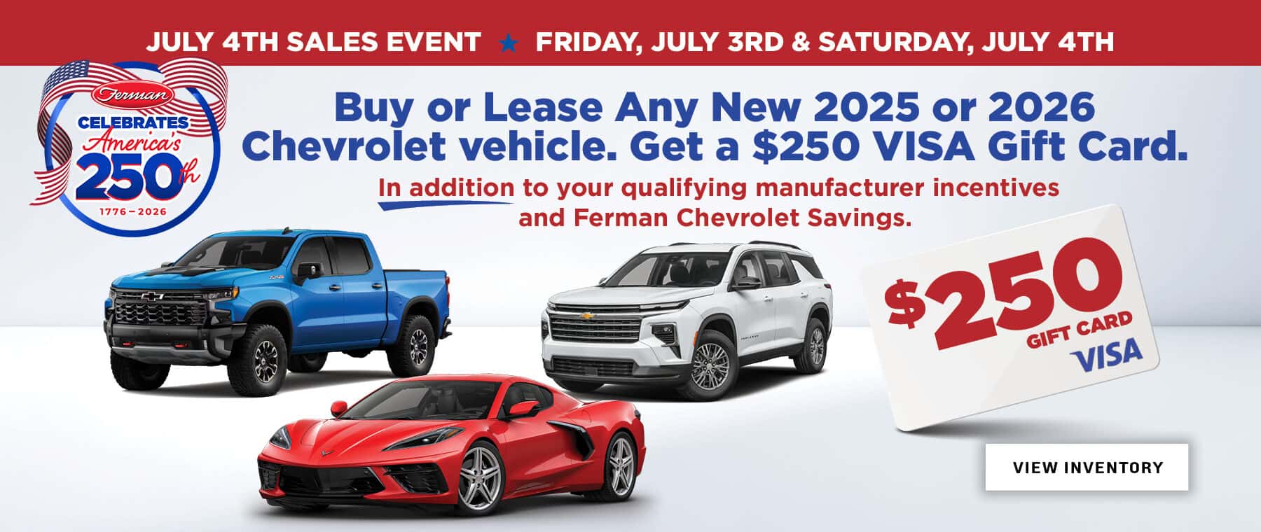 July 4th Sales Event and Independence Day Promotion