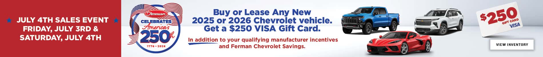 July 4th Sales Event and Independence Day Promotion