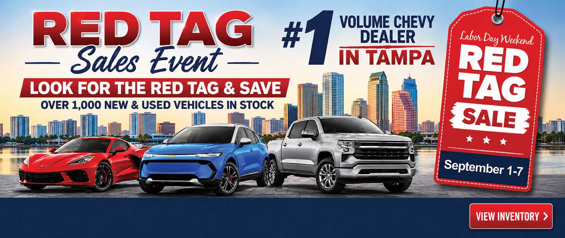 Labor Day Red Tag Savings Event