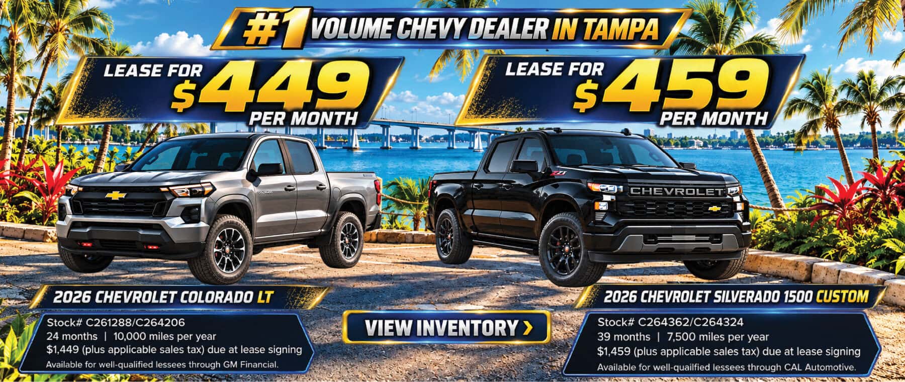 October Leases on New 2026 Silverado 1500 and Colorado Trucks