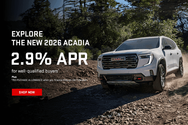 EXPLORE THE NEW 2026 ACADIA