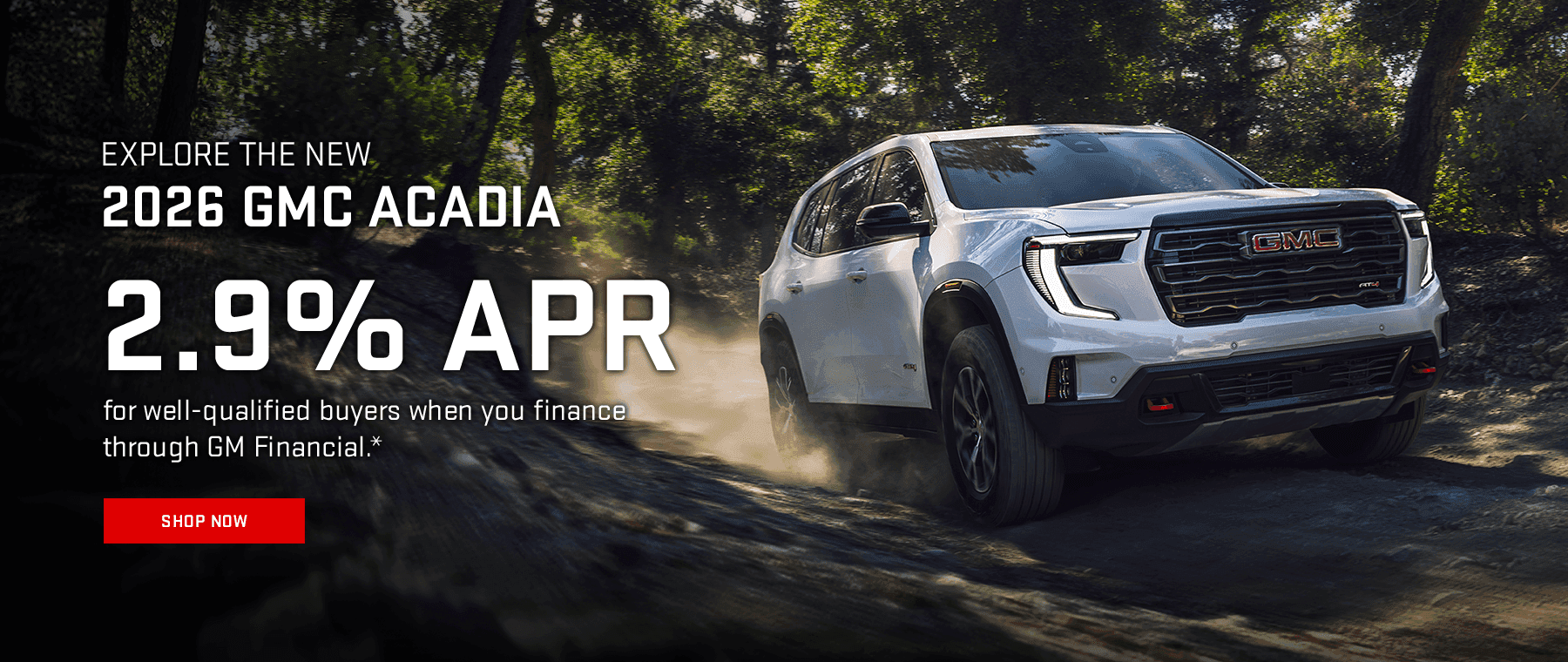 EXPLORE THE NEW 2026 ACADIA