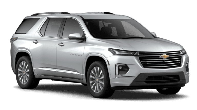 2022 Chevy Traverse Premier Exterior - Silver Ice