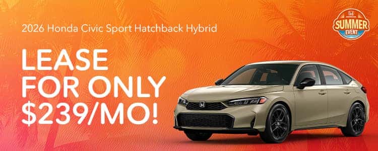2026 Civic Hatchback Hybrid Sport