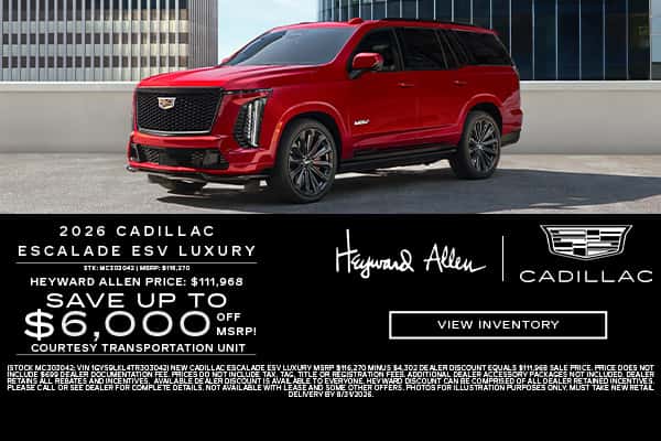 2026 Cadillac Escalade ESV Luxury