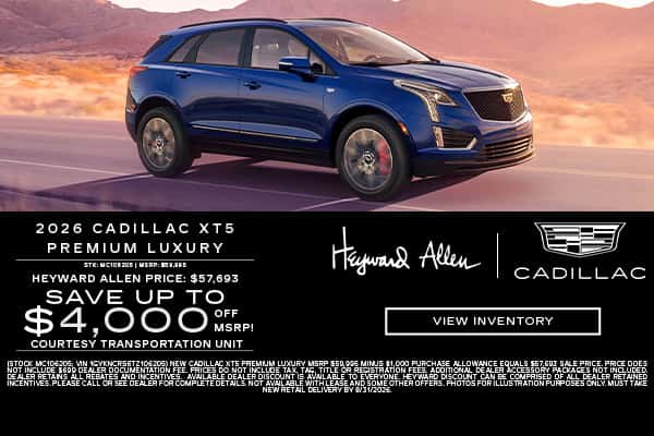 2026 Cadillac XT5 Premium Luxury
