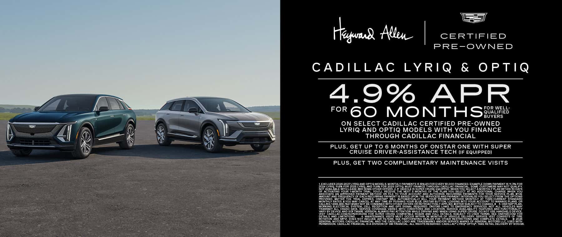 Cadillac LYRIQ & OPTIQ
