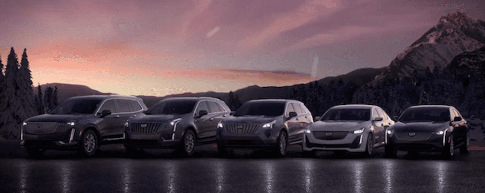 lineup of cadillac vehicles near philadelphia