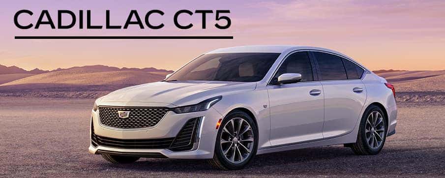 A white 2023 Cadillac CT5