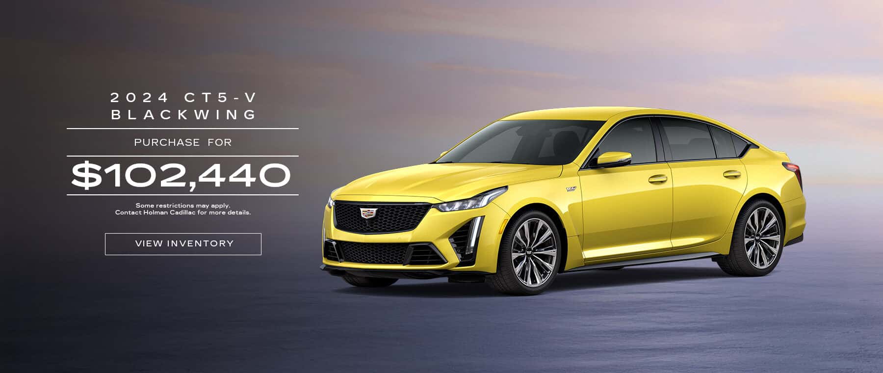 New 2024 Cadillac CT5-V V-Series Blackwing, MSRP $102,440