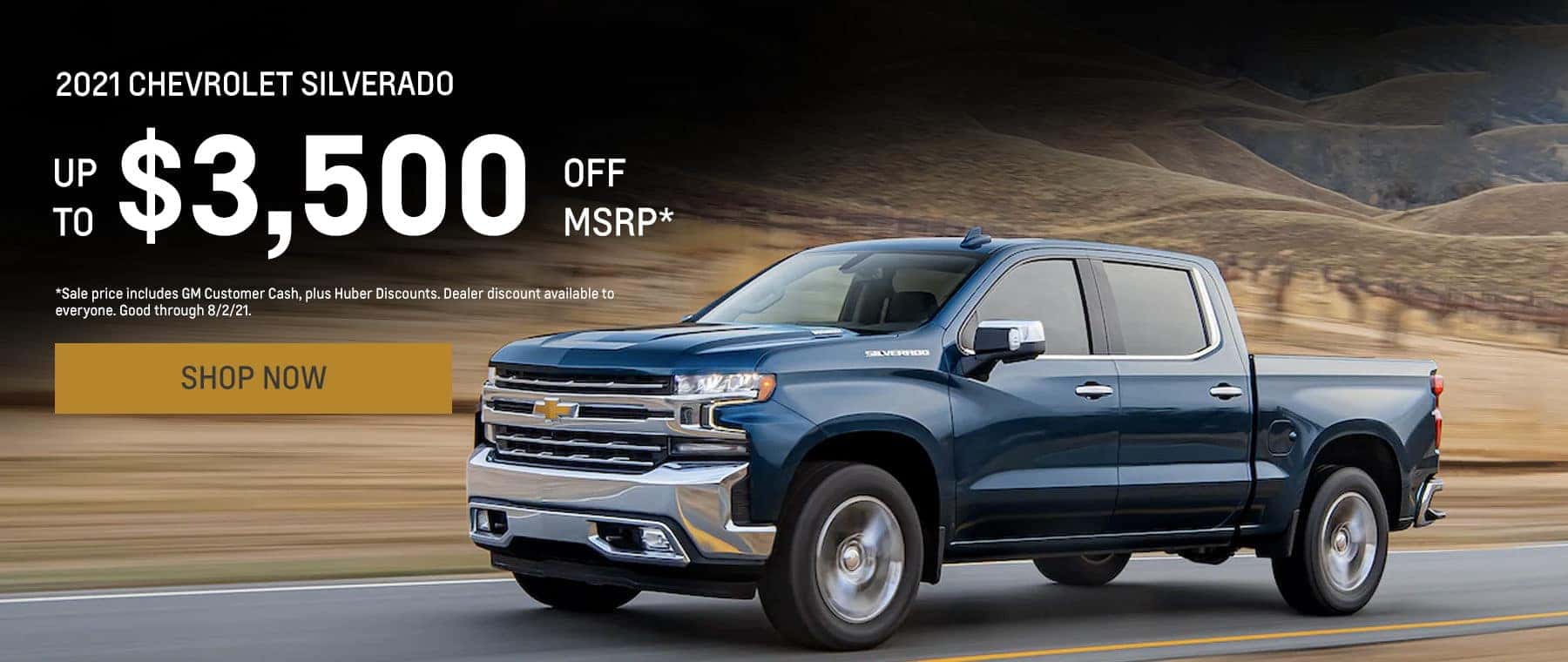 2021 Silverado 1500. Up to $3,500 off MSRP*