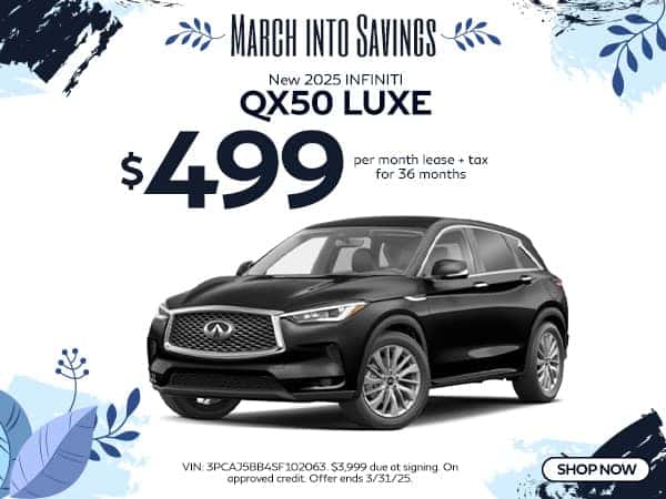 New 2025 QX50 Luxe 