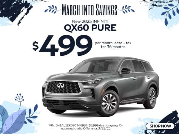 New 2025 QX60 Pure