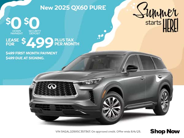 New 2025 QX60 Pure