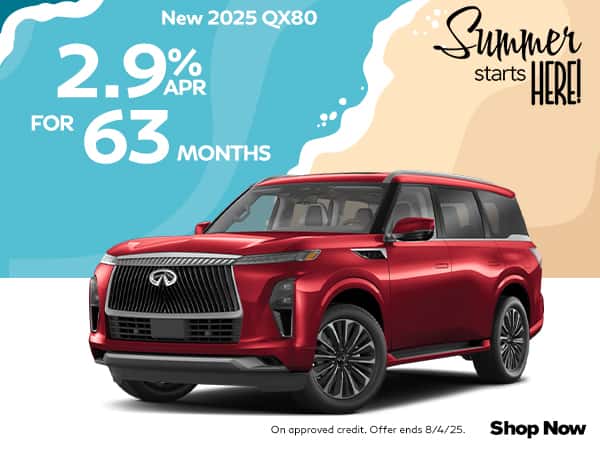 New 2025 QX80 