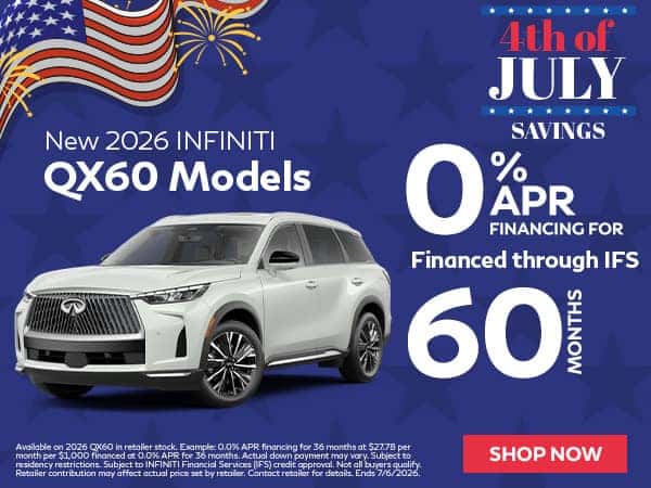 Nuevos modelos INFINITI QX60 2026