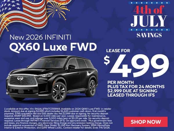 New 2026 INFINITI QX60 Luxe