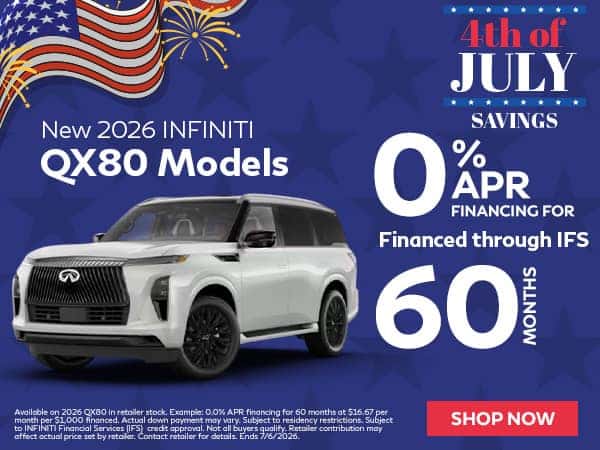 Nuevos modelos INFINITI QX80 2026 