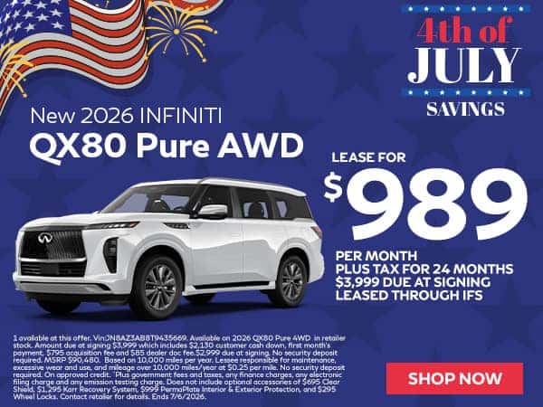 Nuevo INFINITI QX80 Pure 4WD 2026