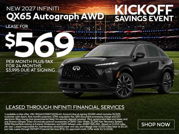 Nuevo INFINITI QX65 Autograph 2027