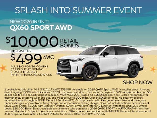 New 2026 INFINITI QX60 Sport AWD
