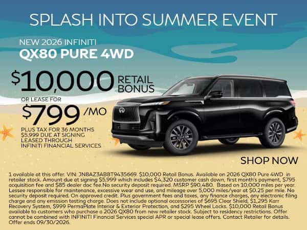 New 2026 INFINITI QX80 Pure 4WD