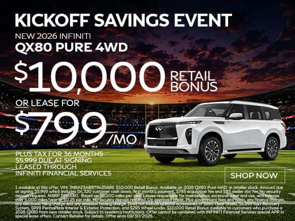 New 2026 INFINITI QX80 Pure 4WD
