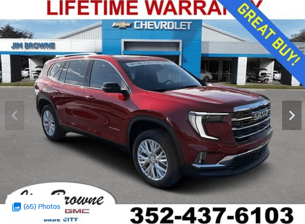 2026 GMC ACADIA ELEVATION FWD SUV C630114