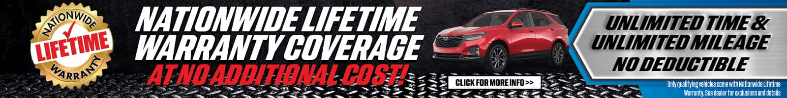 Nationwide Lifetime Warranty